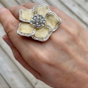 Large Flower Ring Statement piece